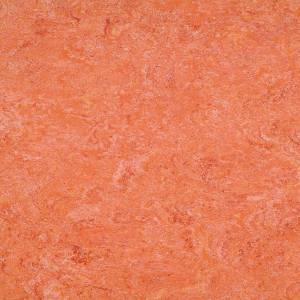 Натуральный линолеум Marmorette PUR 125-019 sunset orange